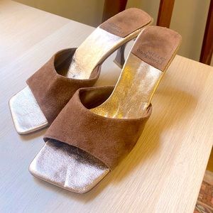 Jeffrey Campbell Mr. Big sandal in brown suede